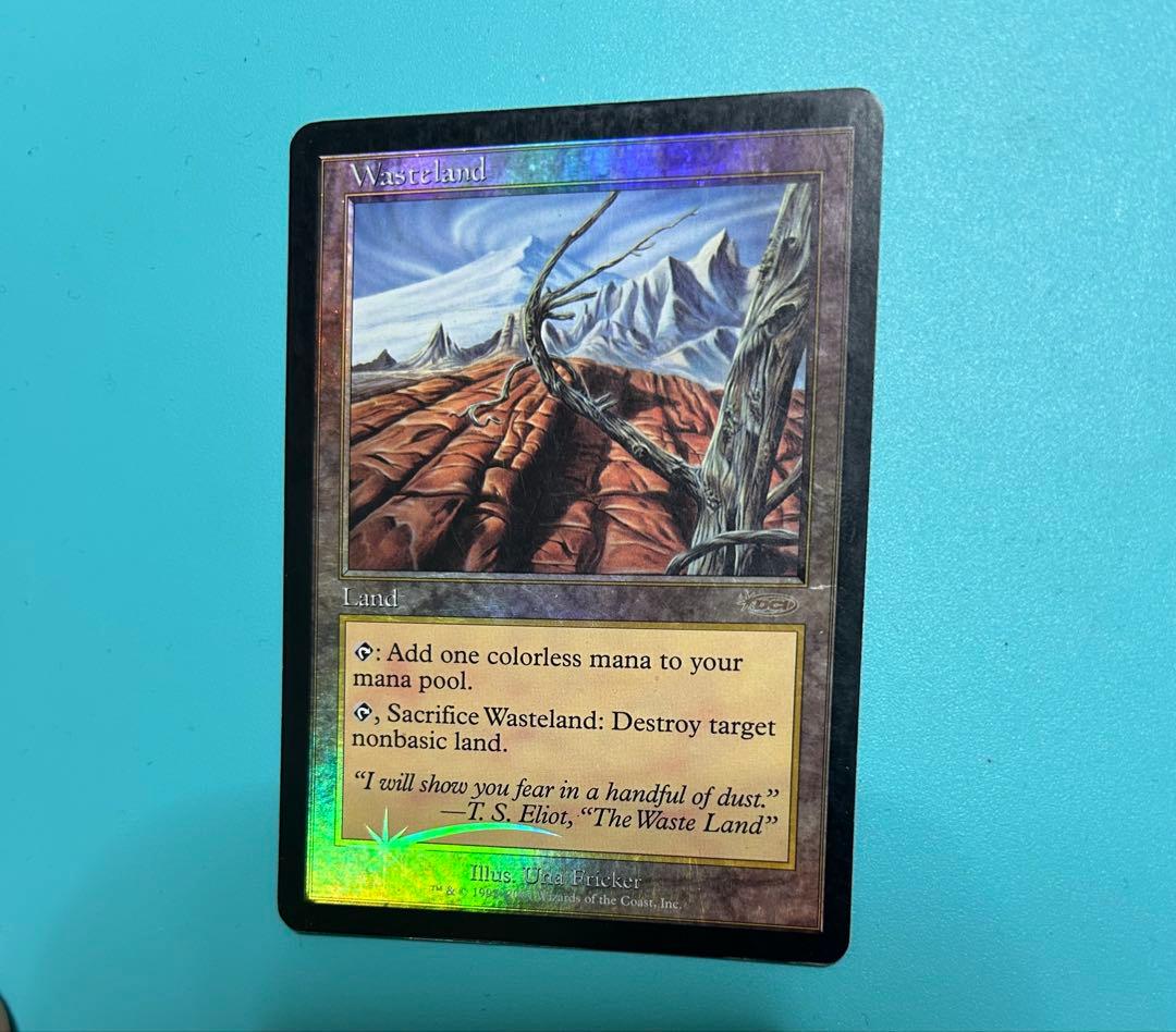 【MTG】　不毛の大地　foil ジャッジ褒賞