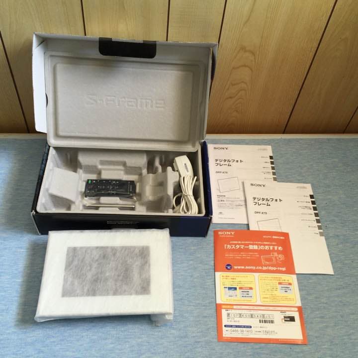 SONY デジタルフォトフレーム(DPF-X75)