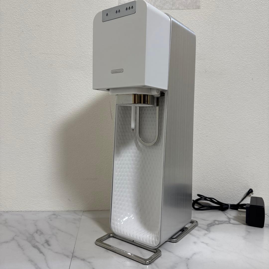 美品ソーダストリーム SOURCE Power ホワイト ガスシリンダーオマケ