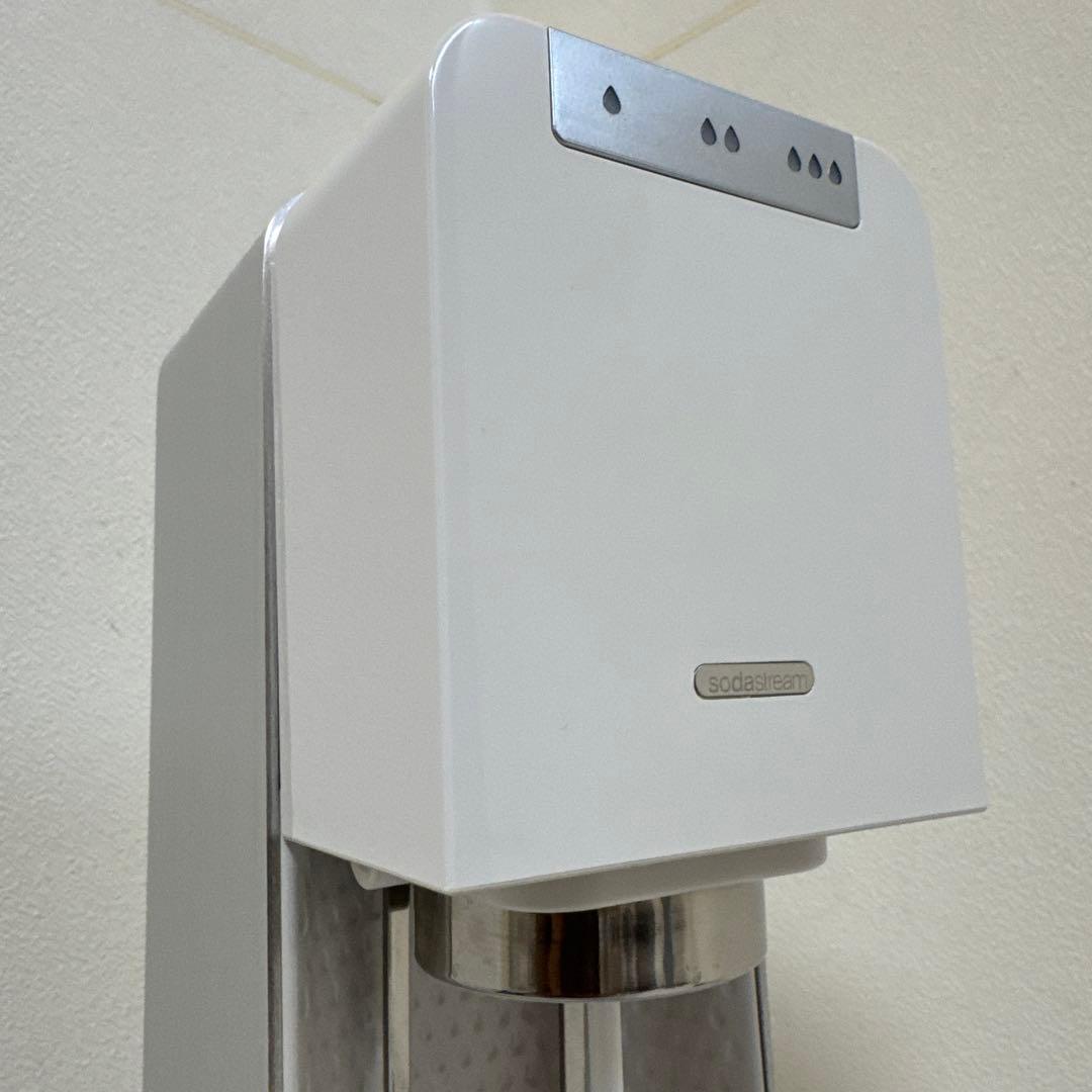 美品ソーダストリーム SOURCE Power ホワイト ガスシリンダーオマケ