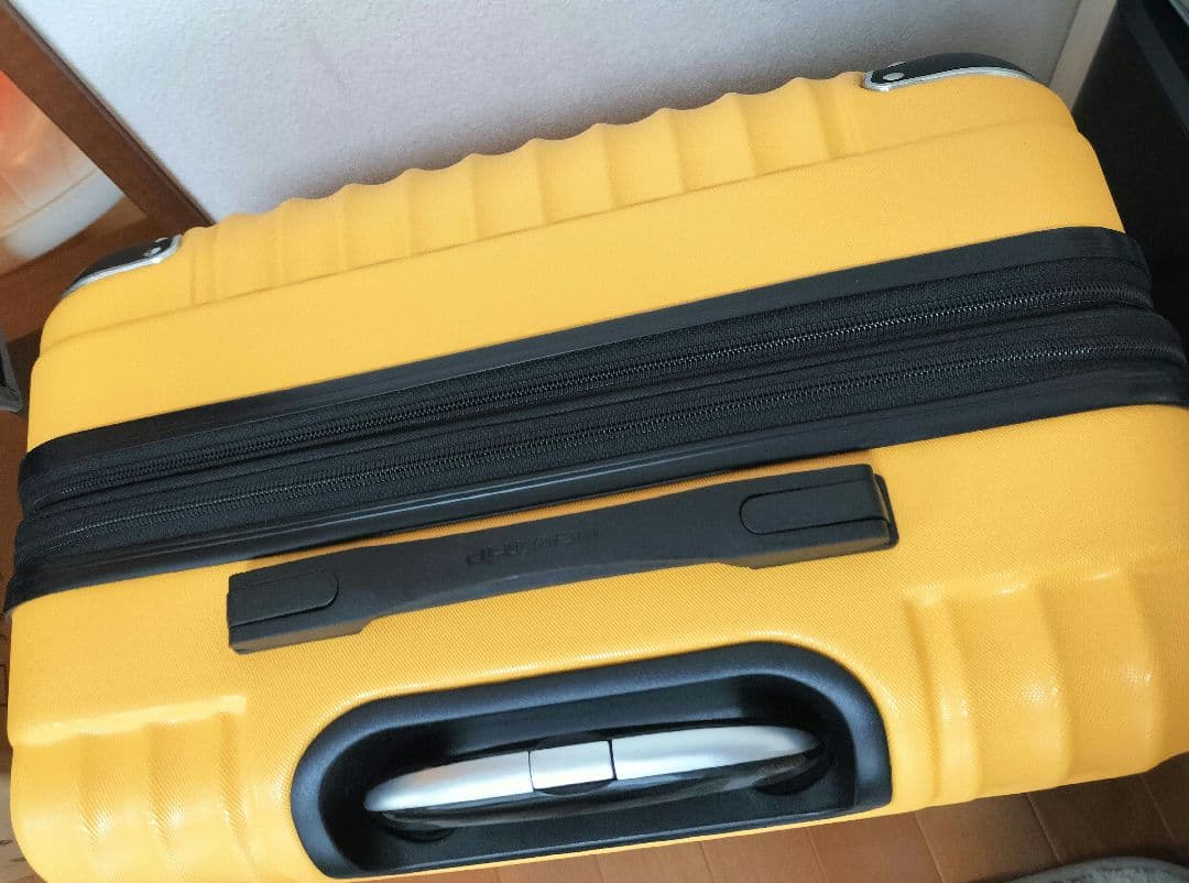 【中古】New Tripスーツケース Lサイズ：7泊以上/95Lイエロー