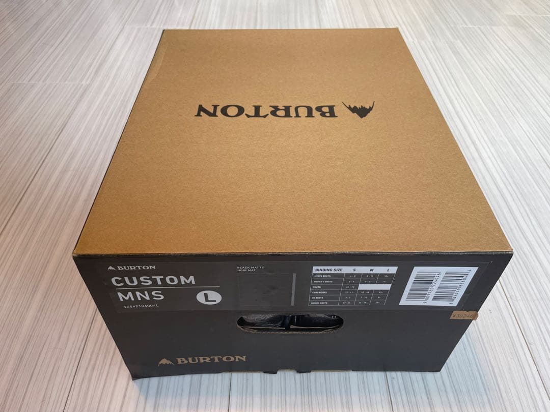 BURTON スノーボード バインディング CUSTOM カスタム Lサイズ