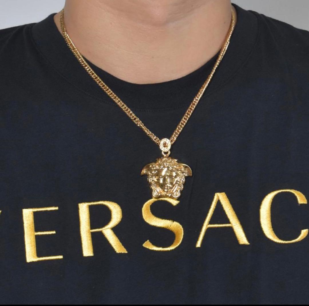 VERSACE 大ぶり メデューサ ネックレス ゴールド 1008766