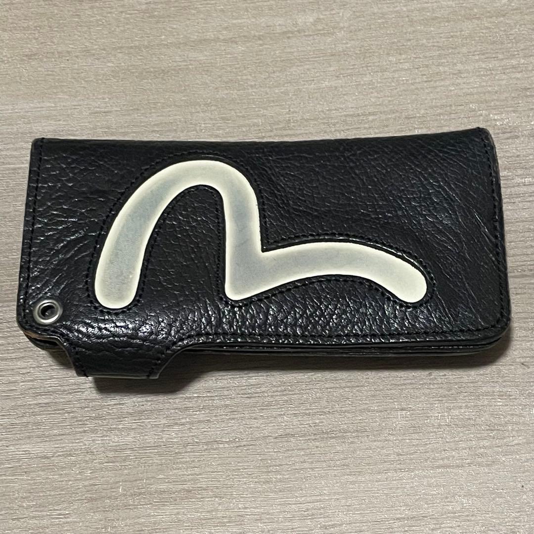 EVISU 本革 長財布 ど根性 カード 小銭 エヴィス エビス