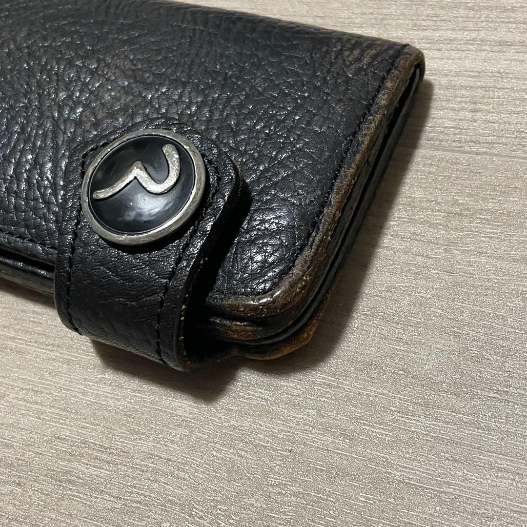 EVISU 本革 長財布 ど根性 カード 小銭 エヴィス エビス