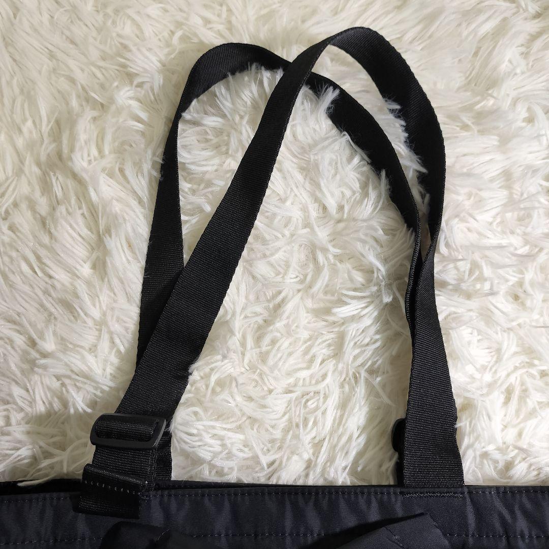 アニエスベー ロゴ ペアレンツバッグ マザーズバッグ 2way リュックブラック