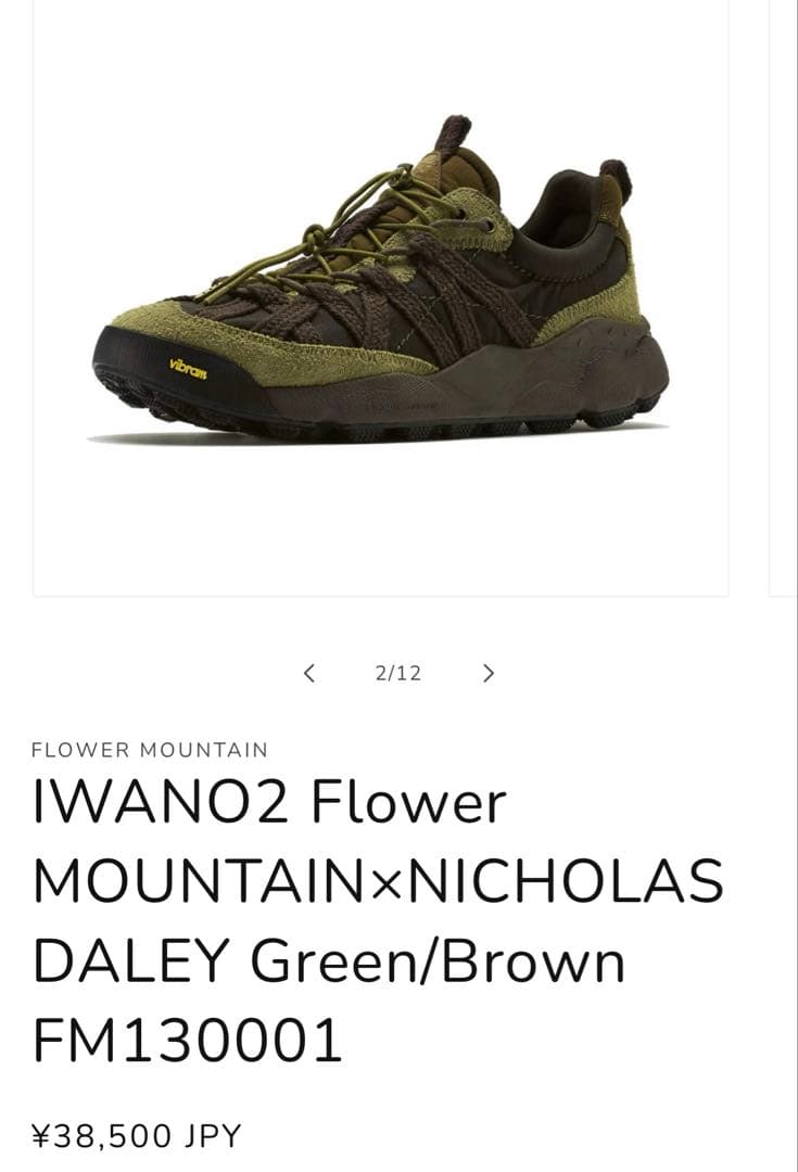 Flower MOUNTAIN 【IWANO2 - イワノ2】24.5㎝