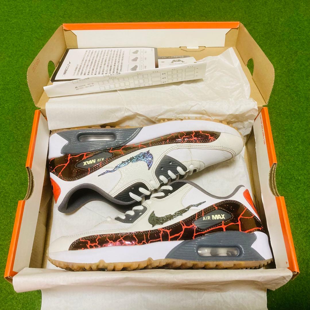 美品 NIKE AIR MAX 90 GOLF NRG 24cm ゴルフシューズ