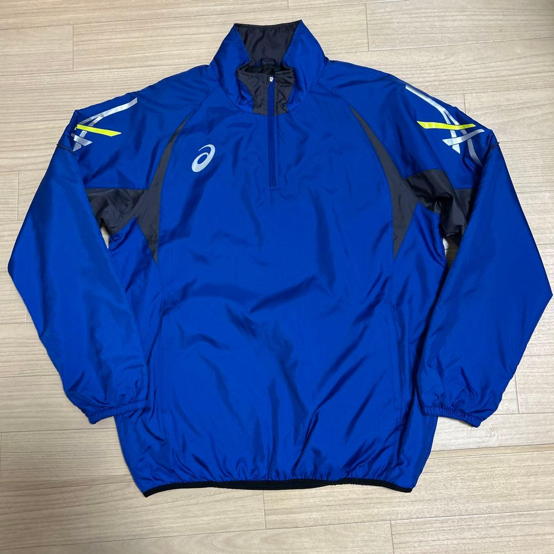美品 アシックス 中綿 ウインドブレーカー 上下 セットアップ 冬用 Lサイズ