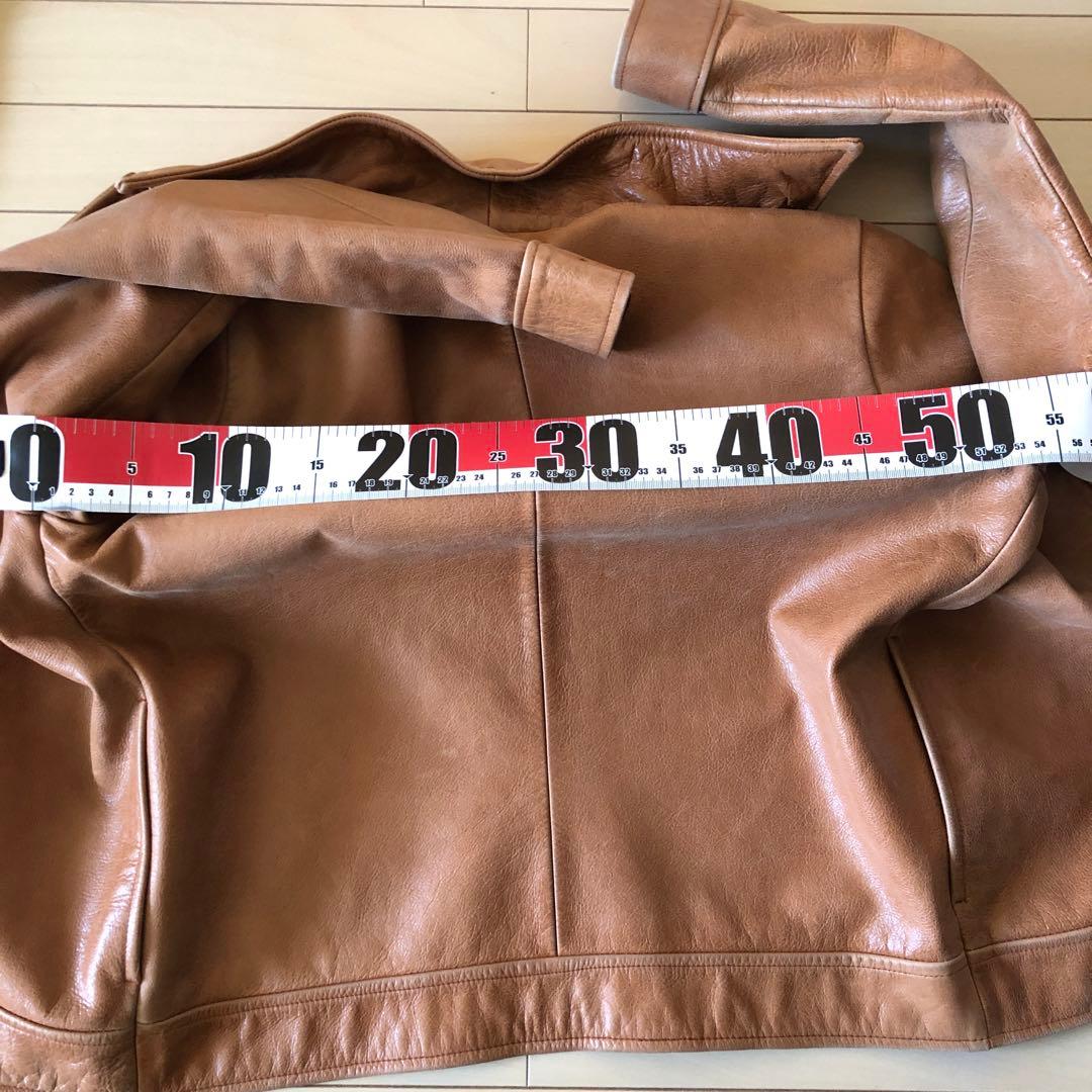 秋冬アウターヴィンテージ風レザージャケット　シングルライダース