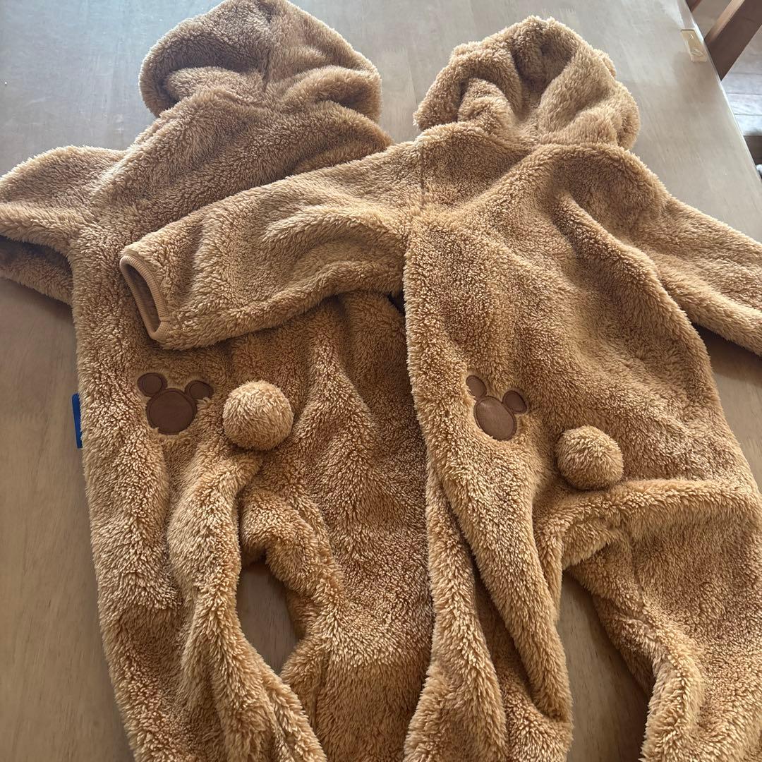 双子　【公式】ダッフィー 着ぐるみ　カバーオール90cm