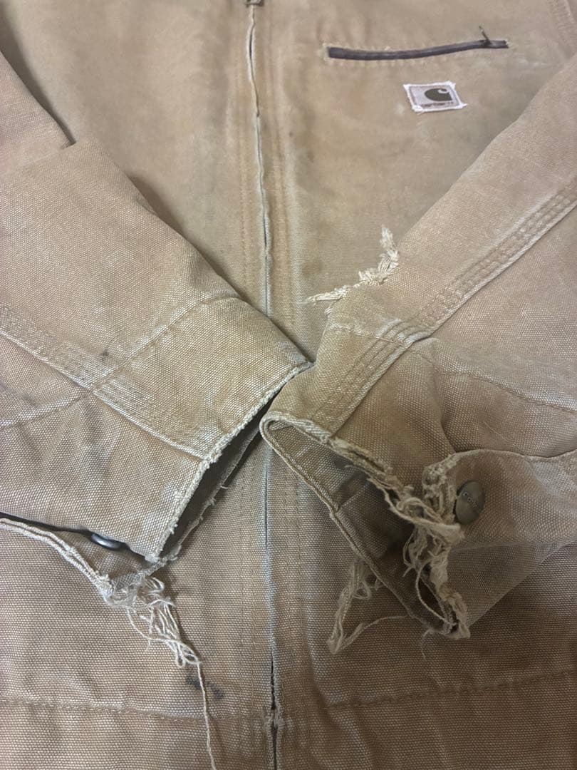 06s Carhartt デトロイトジャケット L J97 CML 襤褸　短丈