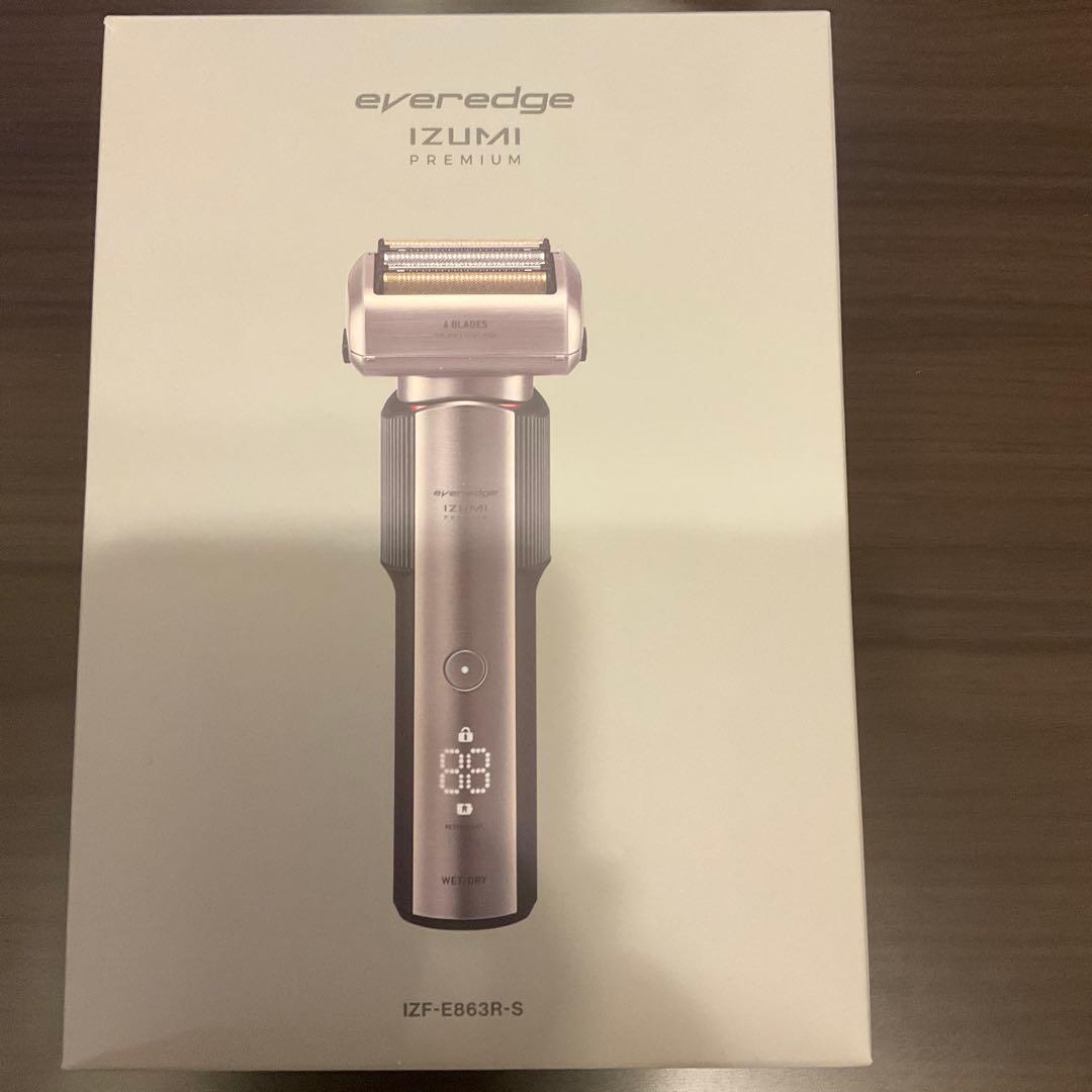【新品】往復式6枚刃シェーバー everedgeシルバー IZF-E863R-S