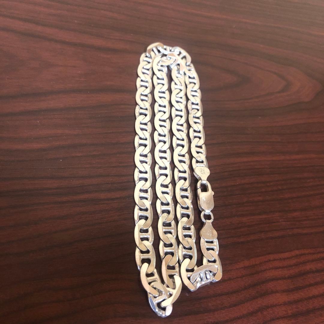 ネックレス☆アンカーチェーン／豚鼻／喜平／silver925／イタリア製