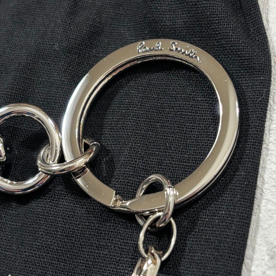 【美品】 Paul Smith ミニクーパー キーリング マルチストライプ