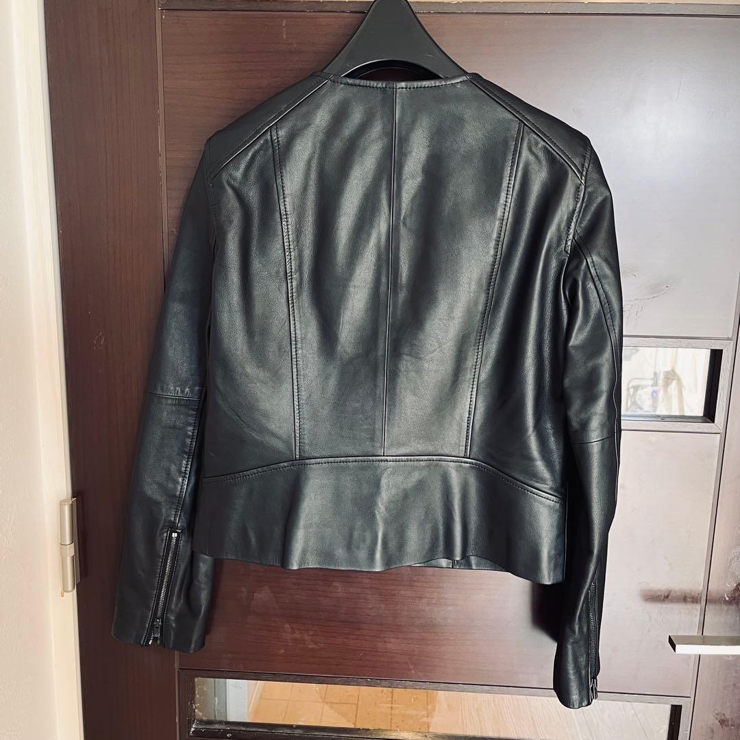 新品☆ ANAYI ラムレザーファスナー　ジャケット/セオリー、23区、ロペ