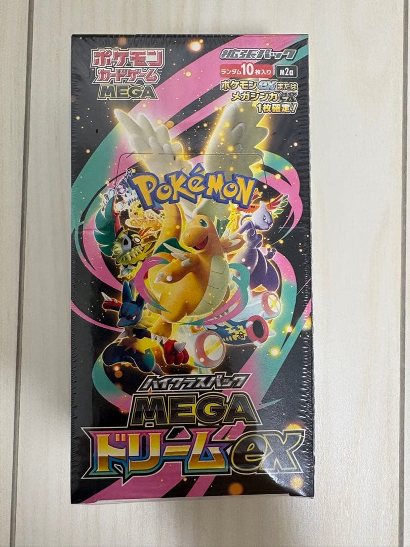 【新品未開封シュリンク付き】ポケモンカードゲーム MEGAドリームEX 1箱
