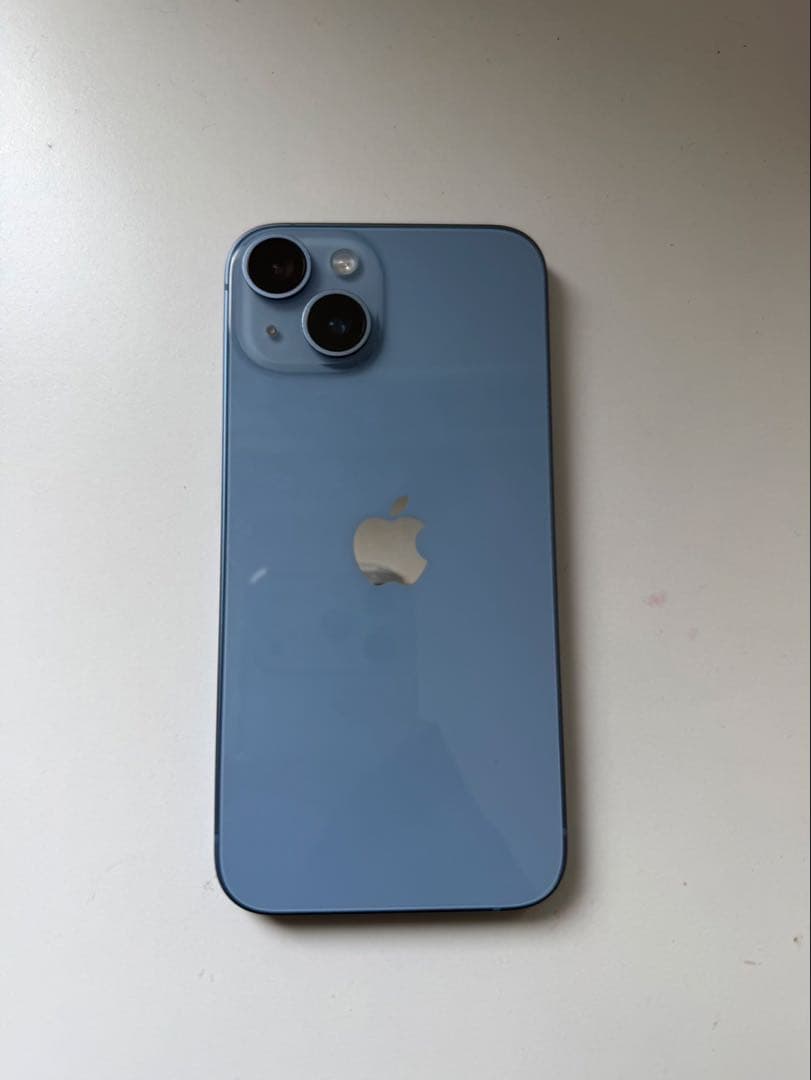 Apple スマートフォン 本体 青