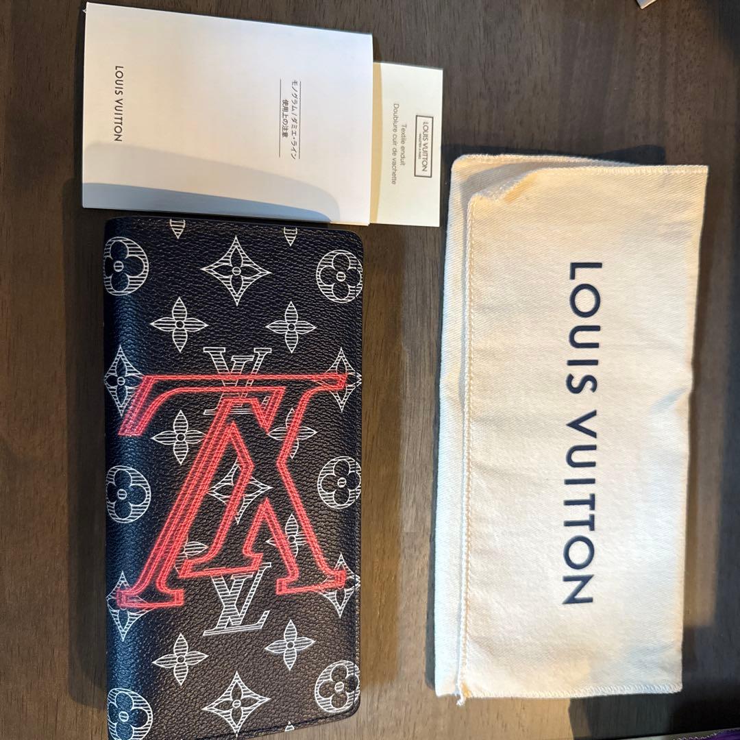 ルイヴィトン アップサイドダウン 2つ折り長財布