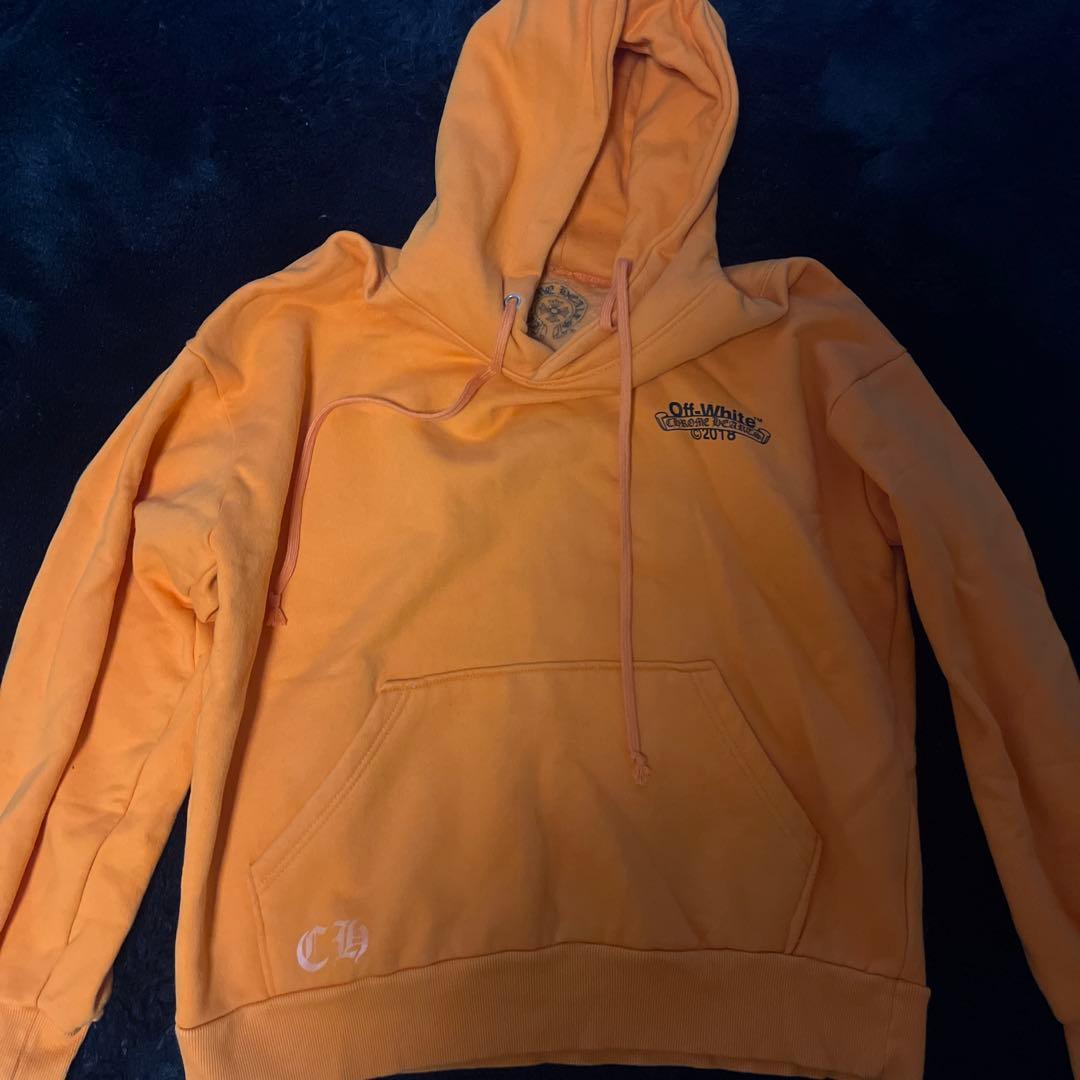 クロムハーツ オフホワイト　パーカー