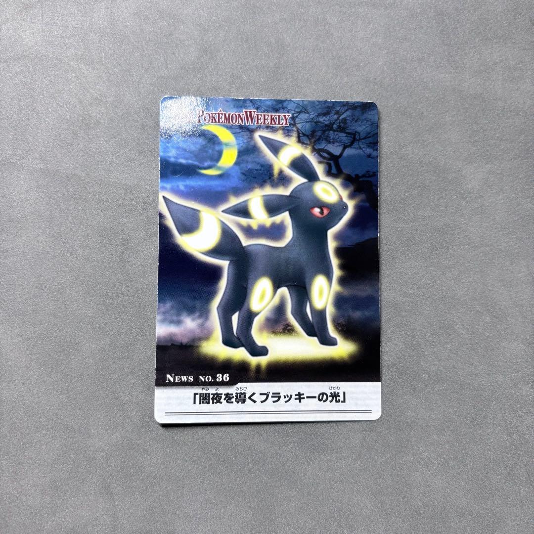 【ハーブ】ポケモンウィークリー　闇夜を導くブラッキーの光