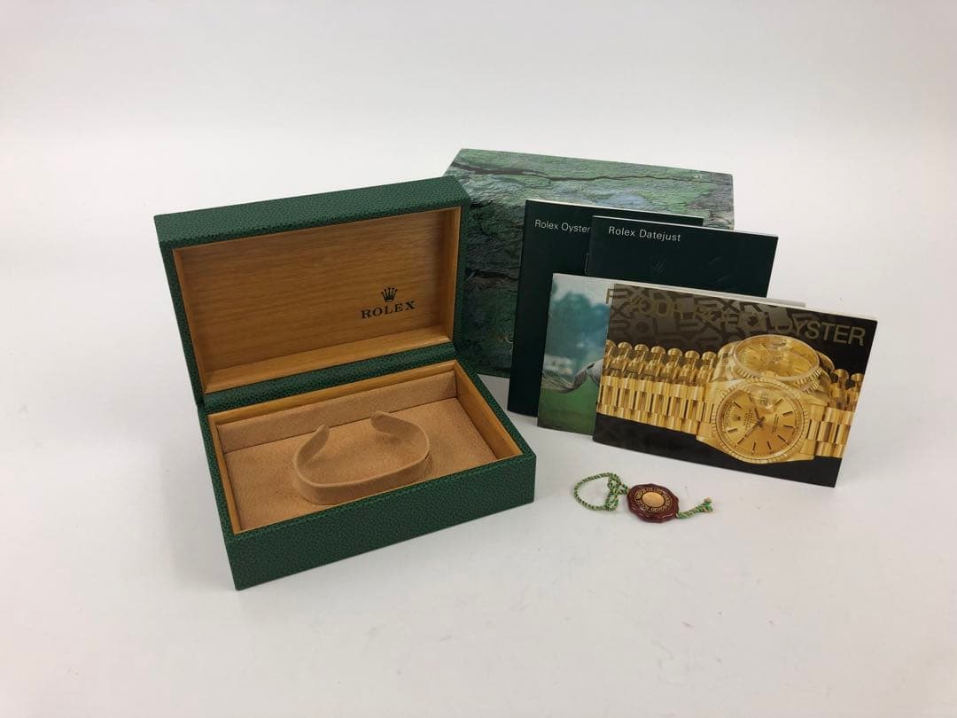 S*e様 ロレックス　空き箱　外箱　内箱　小冊子　取説　グリーン