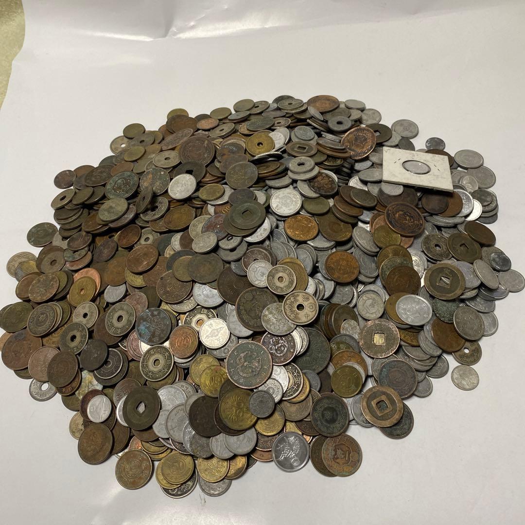 日本の古銭 明治 大正 昭和 レトロ まとめ売り 正味4.4Kg NO.53