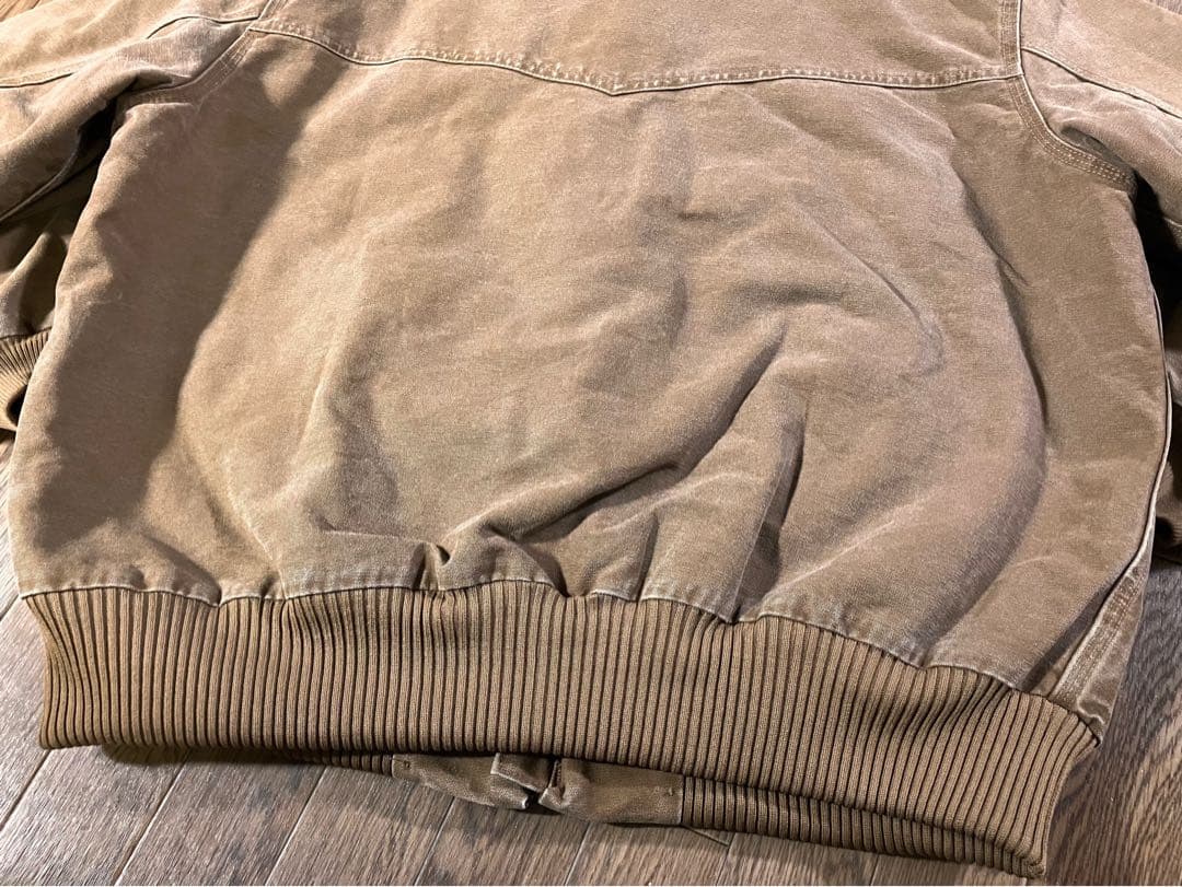 【極上フェード】00s カーハート サンタフェジャケット ブラウン 2XL 中綿