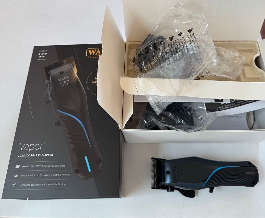 Wahl Vapor コードレスバリカン 国内正規店購入