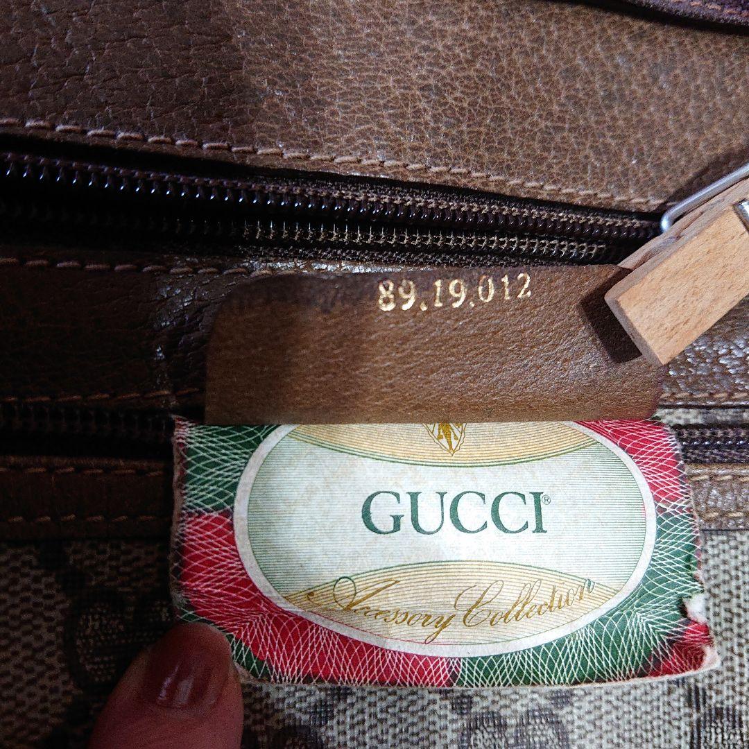 Gucci オールドグッチ モノグラム シェリーライン GG柄ボストンバッグ