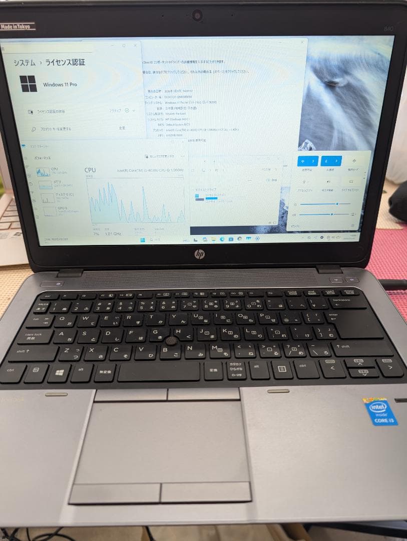 Windowsノート本体 hp EliteBook 840 G1 Windows11