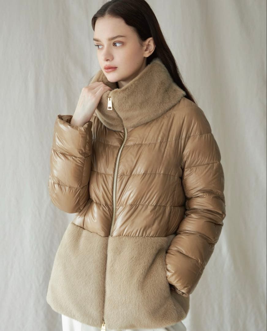 HERNO ヘルノ ナイロンウルトラライトダウンジャケット38 美品