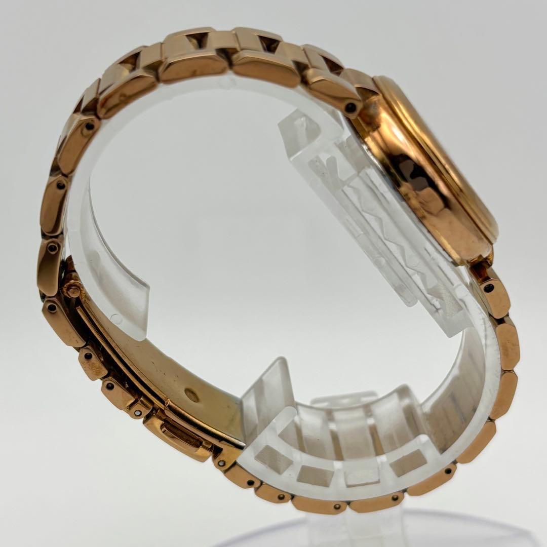 【稼動】シチズン クロスシー 電波ソーラー シェル文字盤 腕時計 ゴールド系