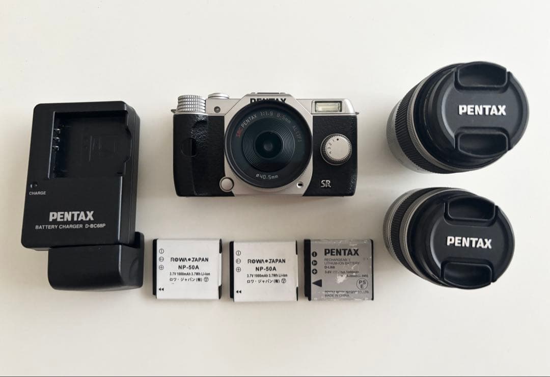レンズ3本付き！ PENTAX Q10 レンズセット シルバー