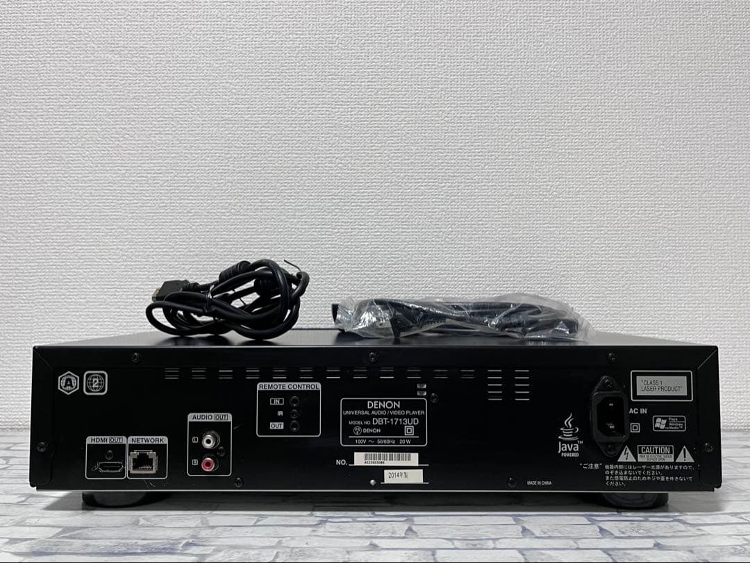 新品レンズ交換済　デノン　ユニバーサルプレイヤー　DBT-1713UD
