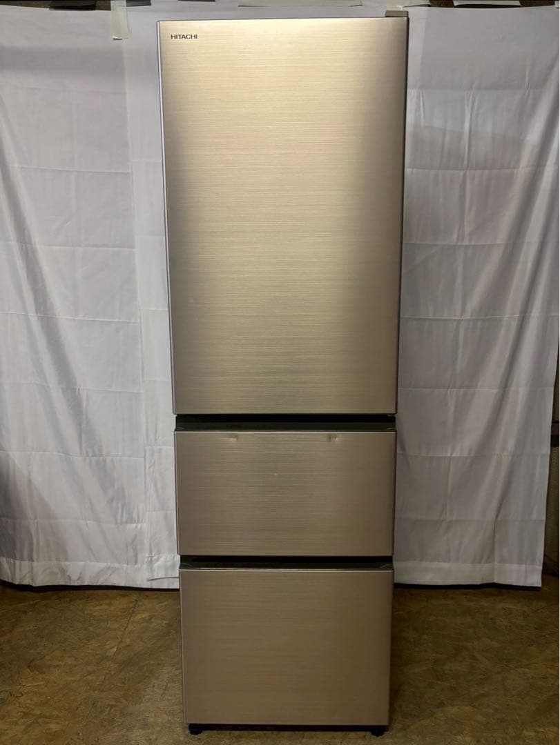 日立3ドア冷蔵庫 R-V32NV 2021年製 315L