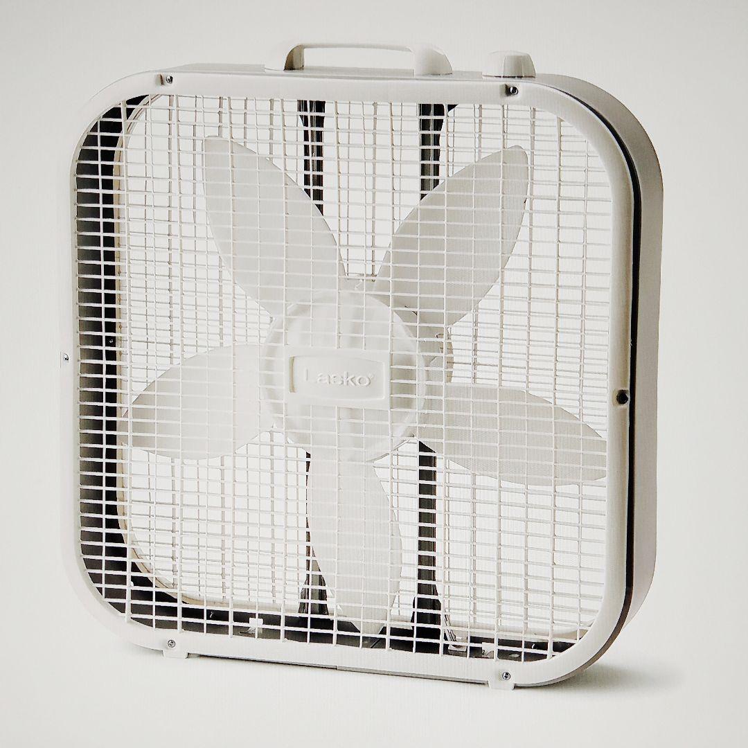 Lasko 20インチ クラシックボックスファン ホワイト 扇風機 サーキュレー