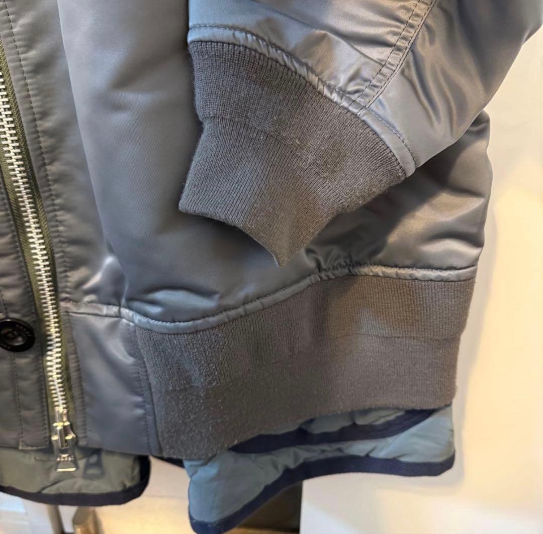 【〜2/8値下げ】sacai 22aw ナイロンツイルミックスブルゾン サイズ1
