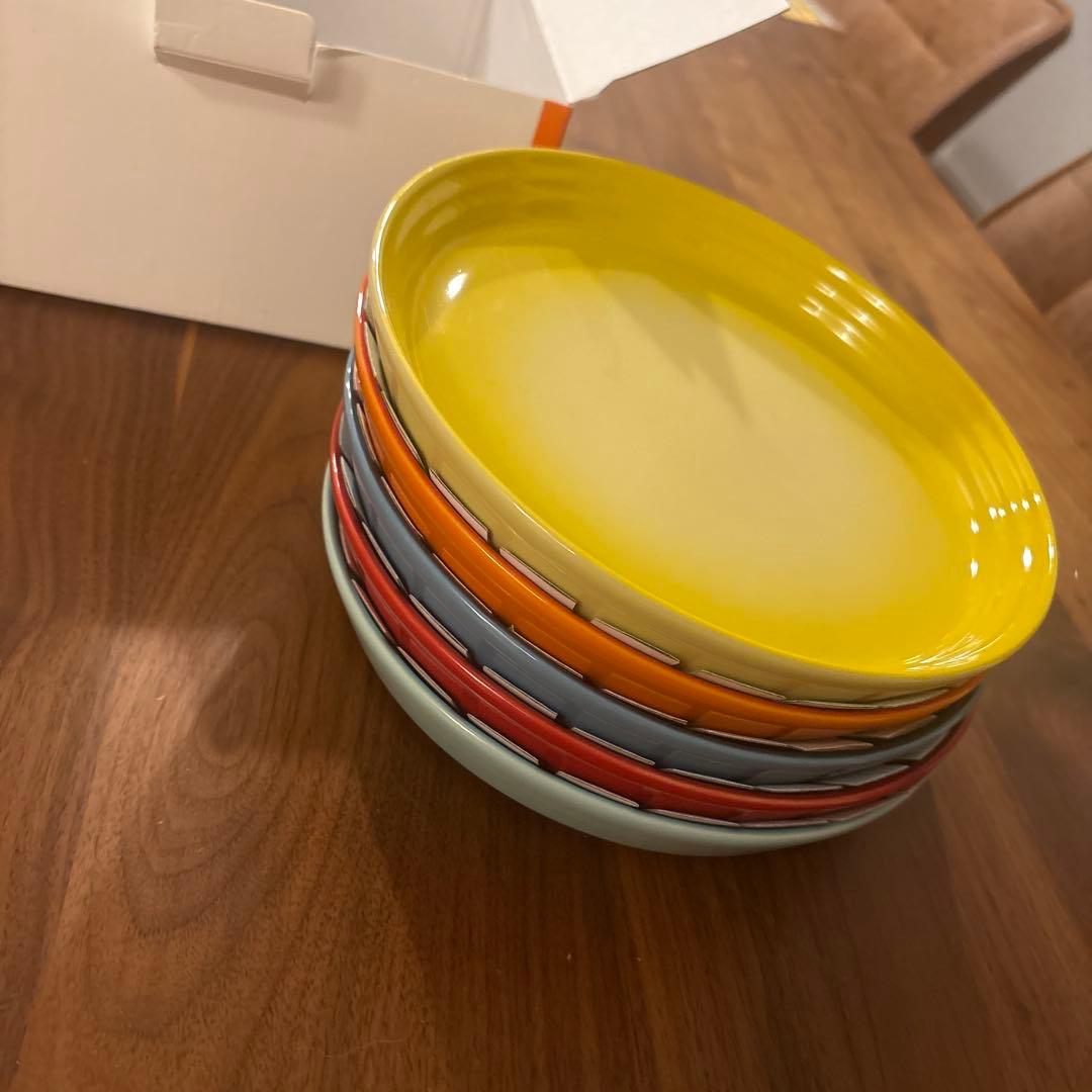 LE CREUSET ル・クルーゼ　ネオラウンドプレート レインボー 22cm