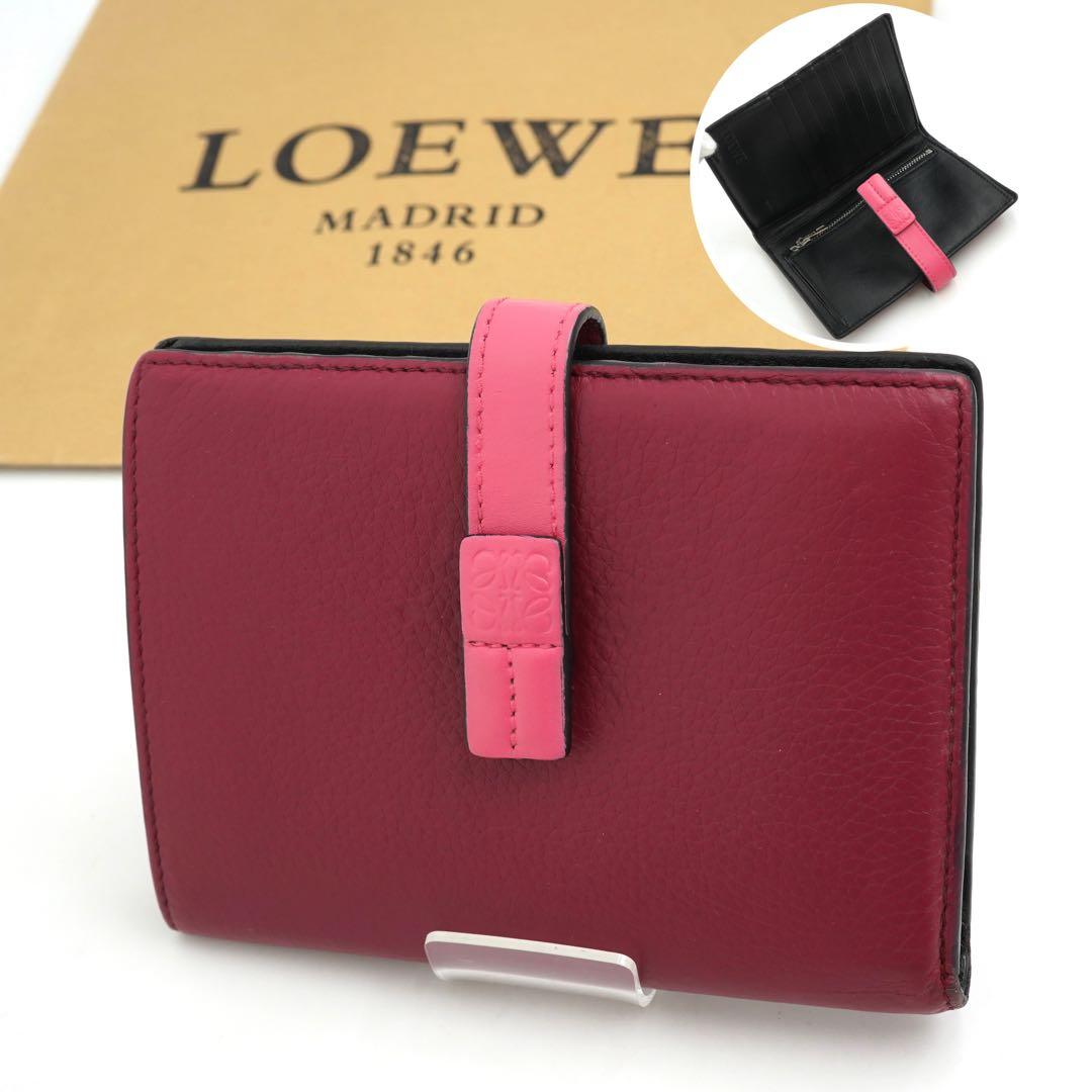 ✨極美品✨　LOEWE ミニ財布　アナグラム　アマソナ　バーティカルウォレット