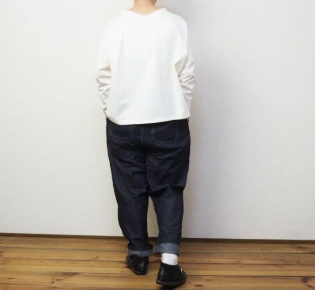 新品訳あり商品！NARU 8ozムラデニムコージーパンツ インディゴ