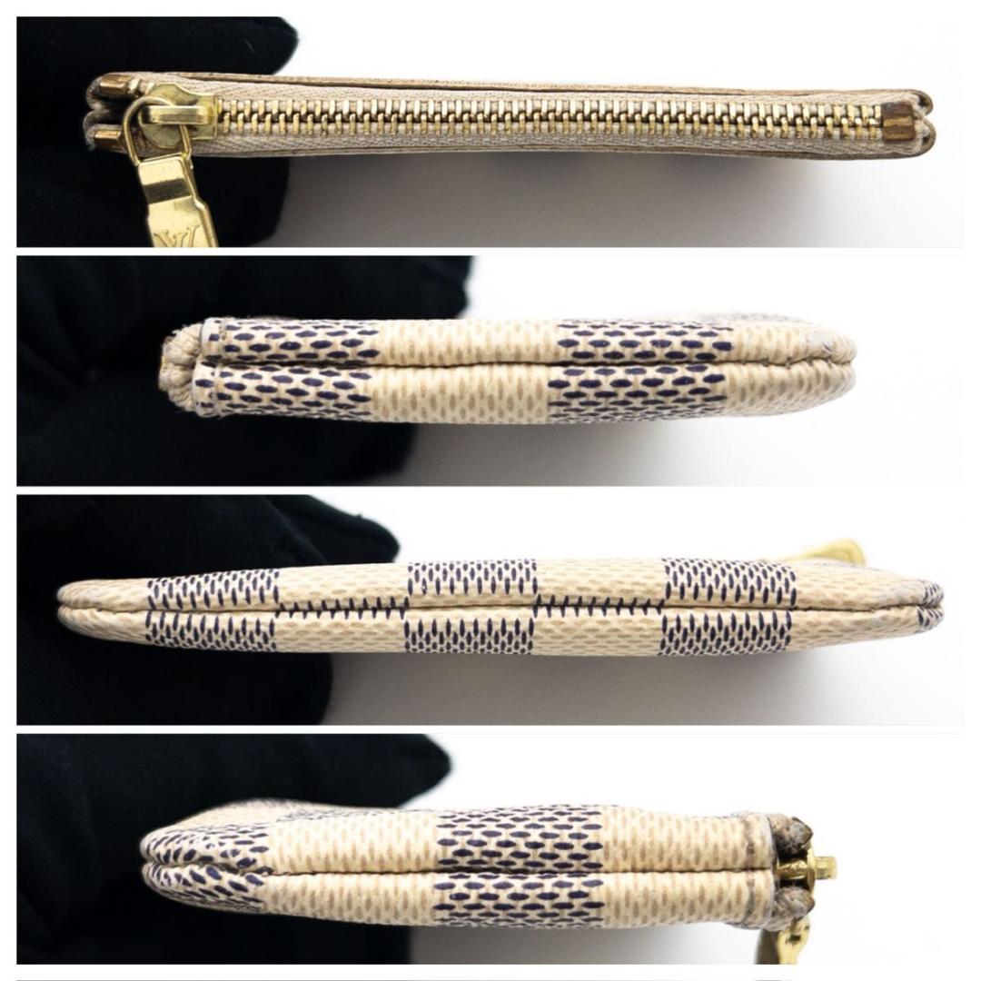 【極美品】ルイヴィトン ポシェットクレ ダミエアズール　 ケース