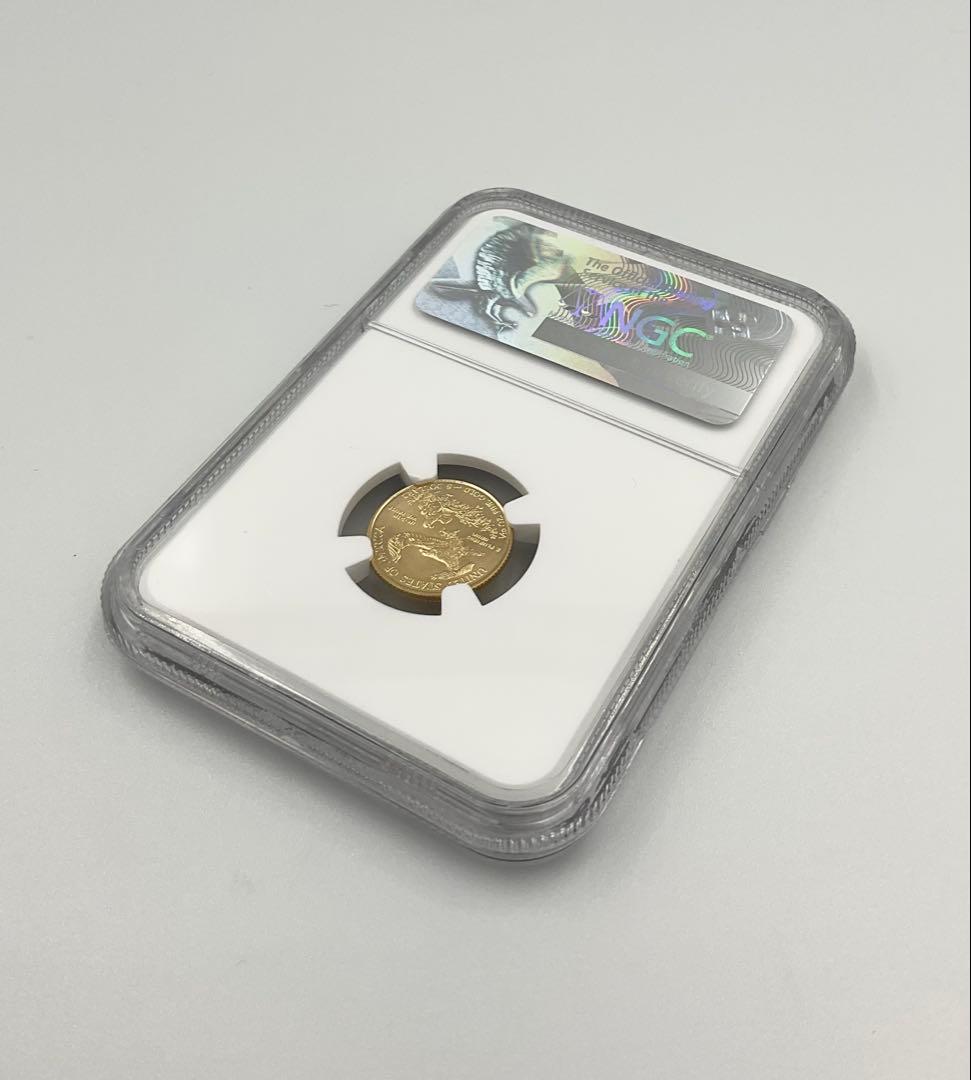 2017 米国 イーグル 金貨 5ドル 1/10oz リバティ NGC MS70