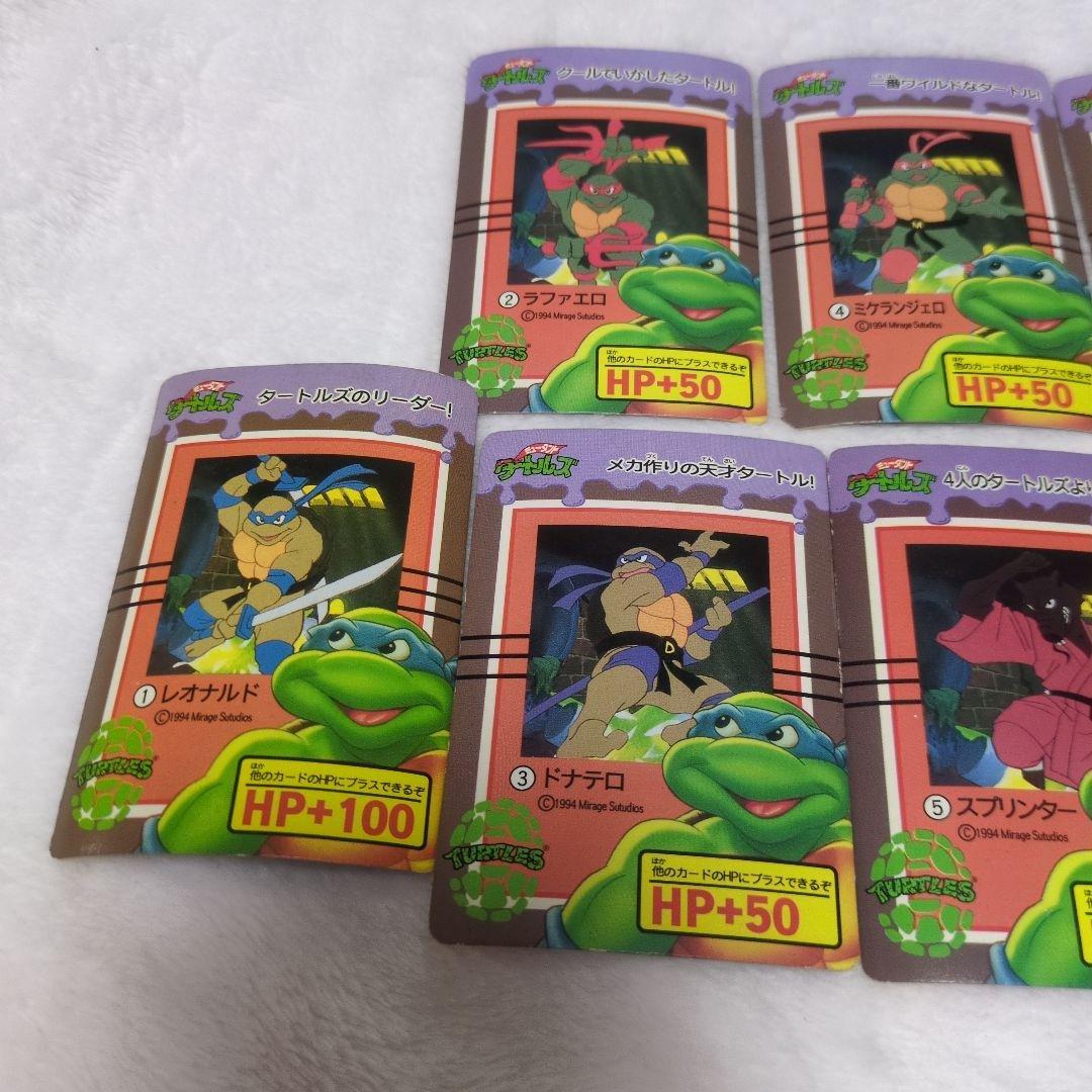 ミュータントタートルズ ３Ｄトレーディングカード 9枚セット