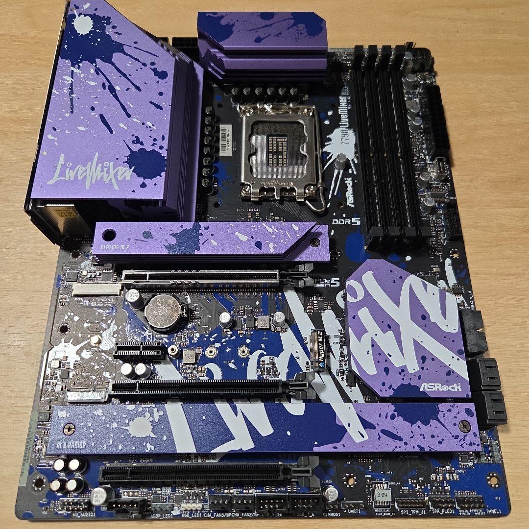 Asrock livemixer z790 動作確認済み 付属品なし 箱有り