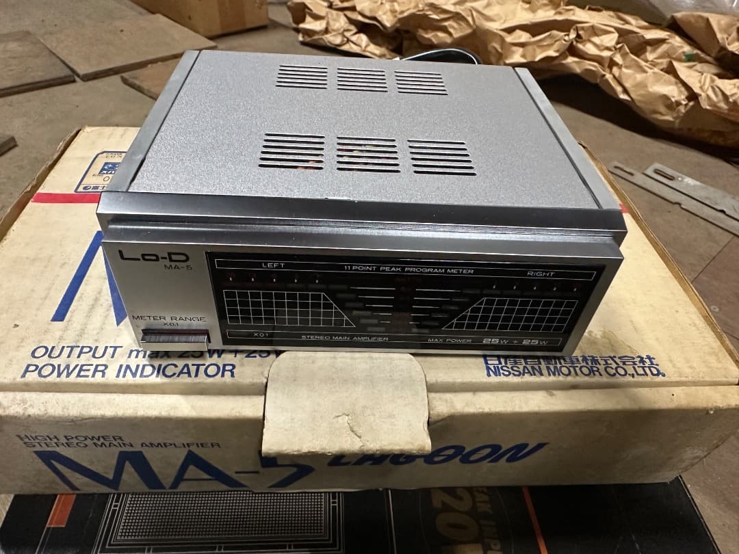 旧車　希少　アンプレベルインジゲーター