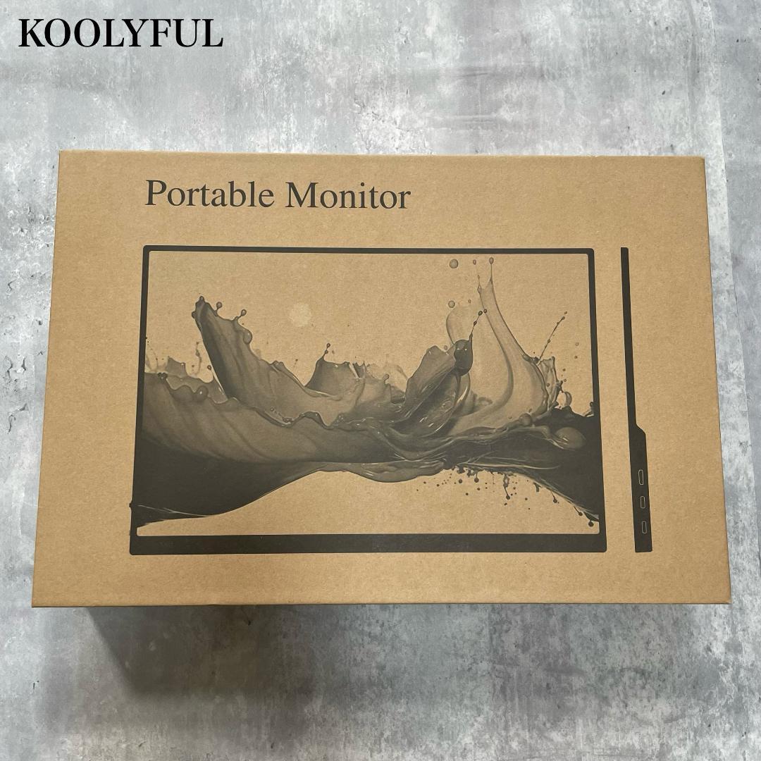 クーリフル 4Kモバイルモニター 16インチ IPS高輝度 10bit広色域