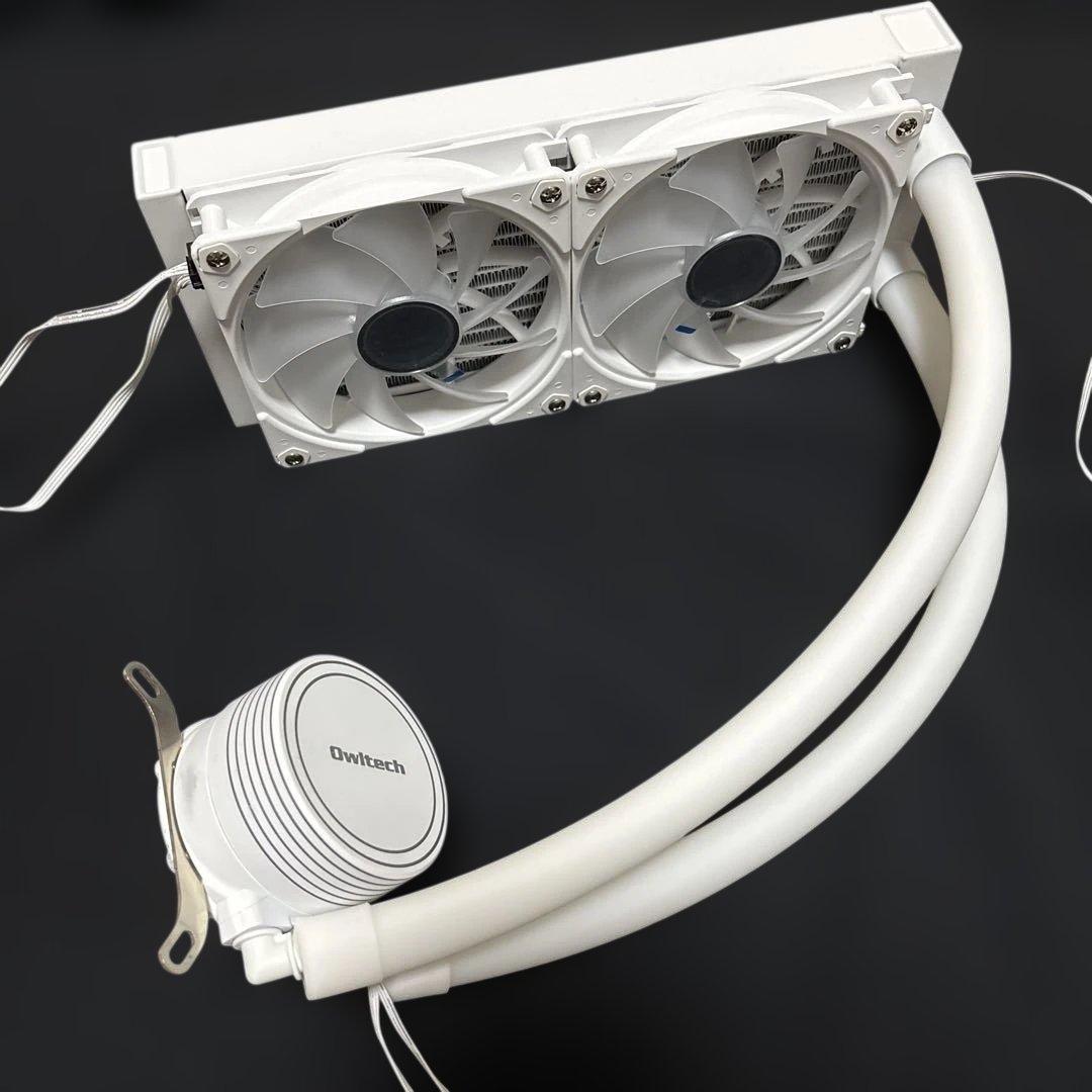 【送料無料・匿名配送】水冷CPUクーラー LCS240ARGB-WH