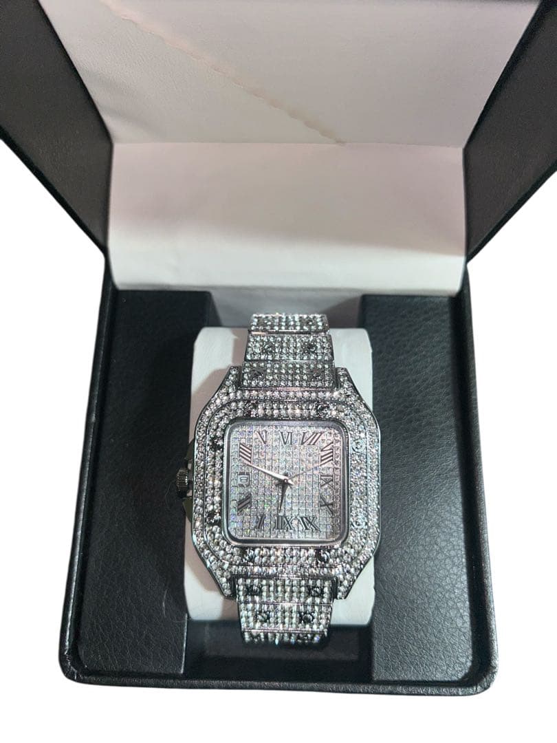 A*8様 【証明書　ボックス付き】ラグジュアリーメンズ腕時計クォーツアトランタモ