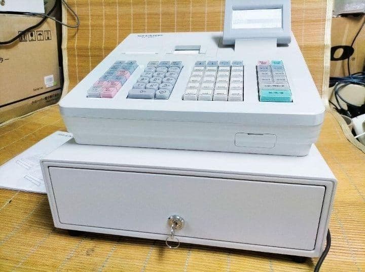 シャープレジスター　XE-A407　PC連携売上管理　上位機種　001100